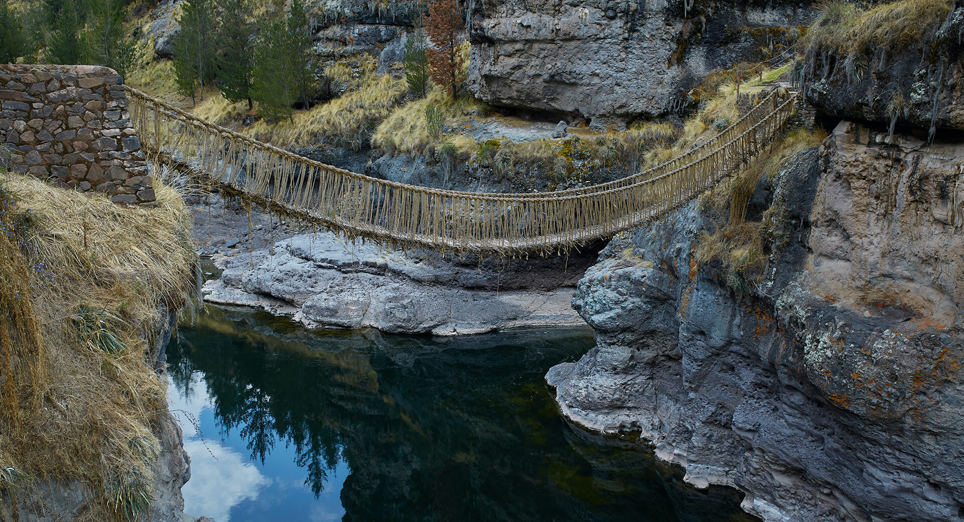 Queshuachaca Inca rope bridge