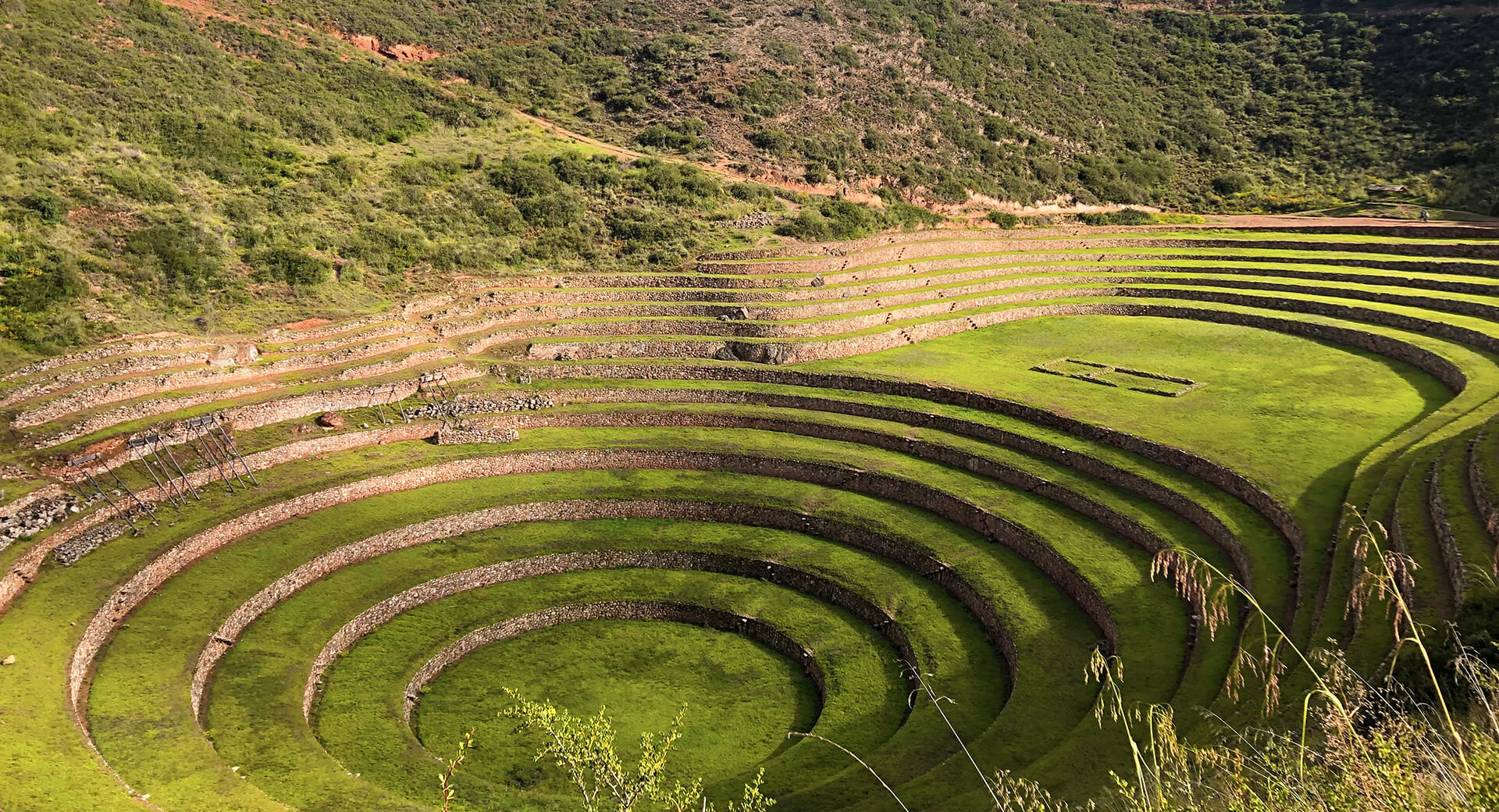 Moray archeological site in the Sacred Valley of the Incas